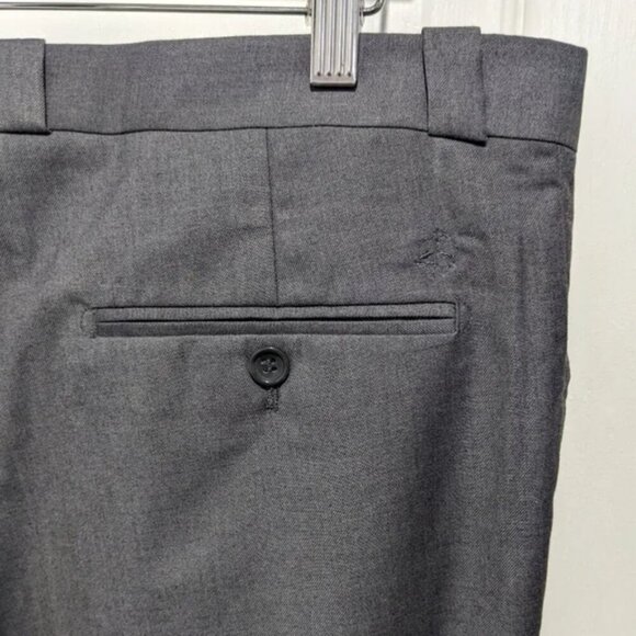 NWT Brooks Brothers | Gabardine Wool Trousers In Grey (40/34) - Picture 4 of 10